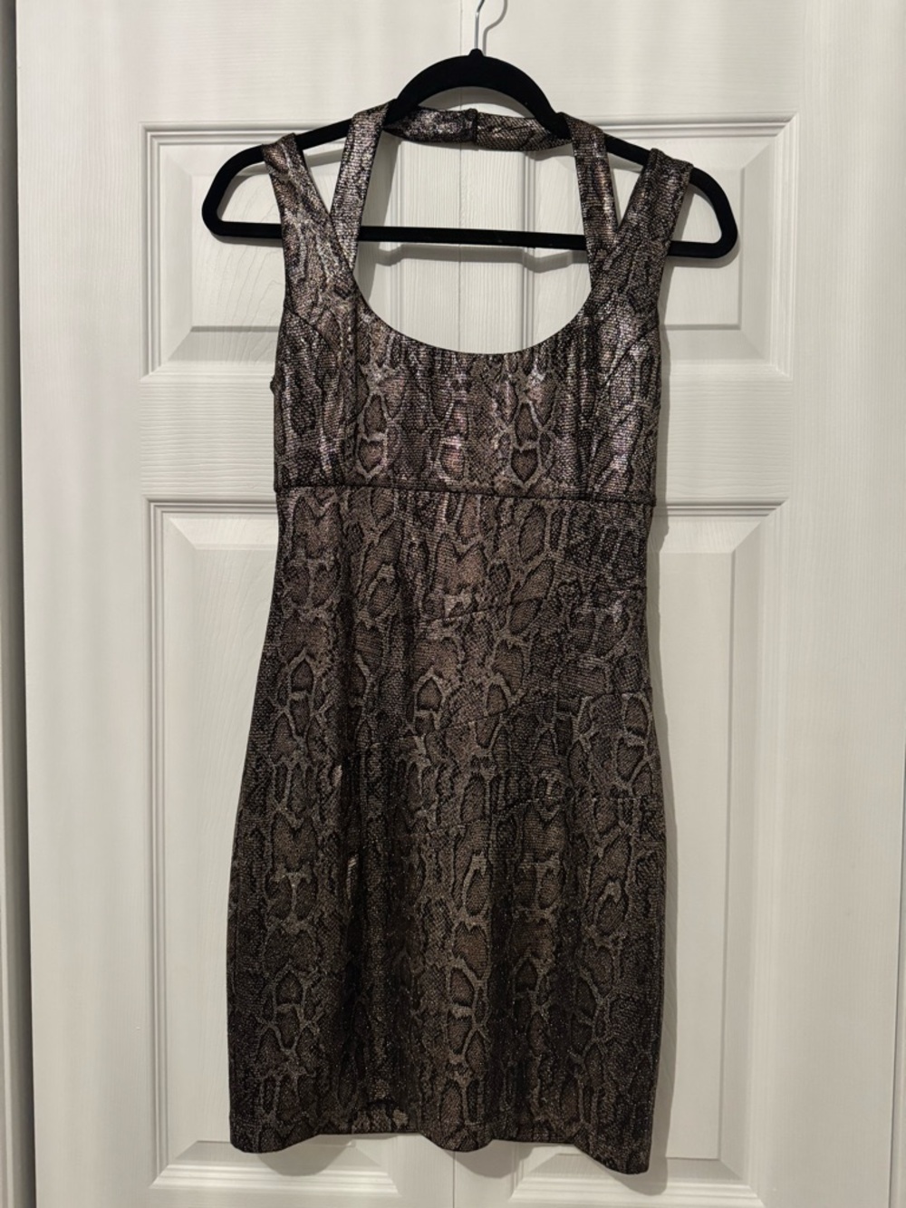 Y2K GUESS Snake Print Dress